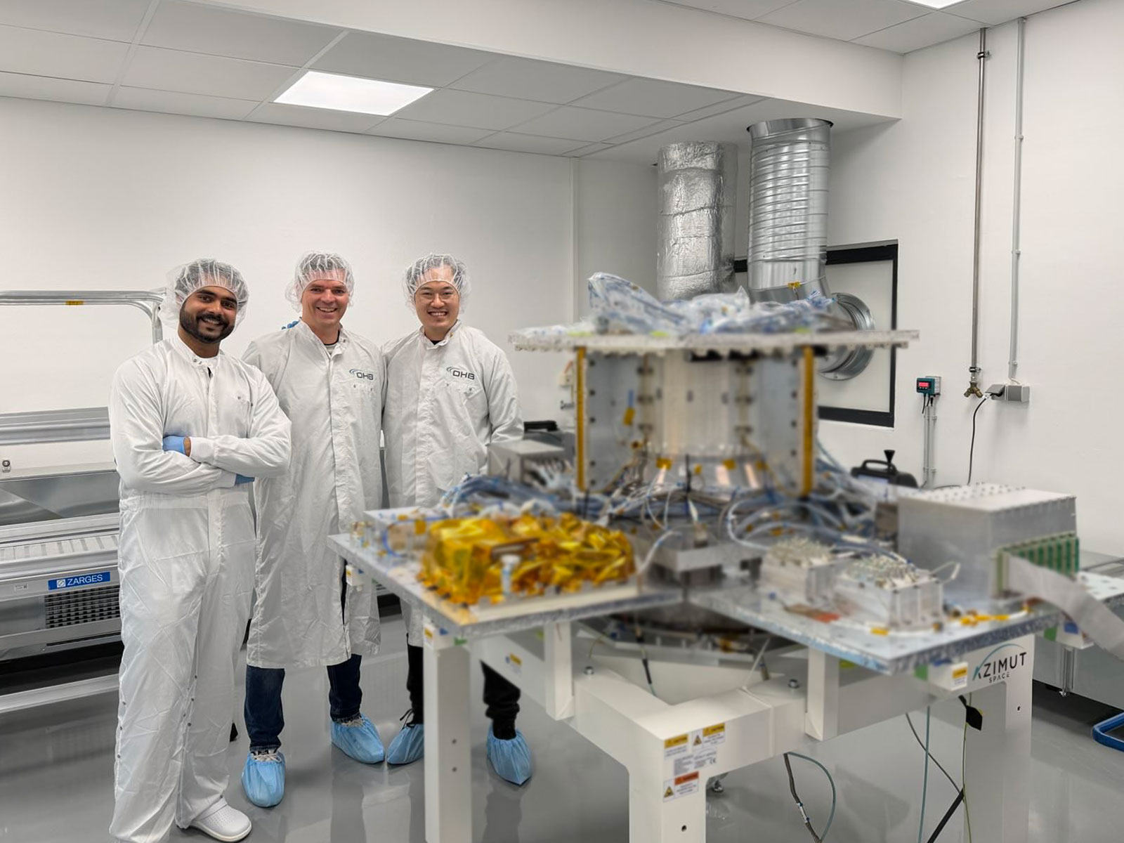 The platform of Athene 1 has officially arrived on site.